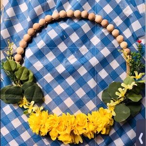 Boho Style Summer Door Wreath